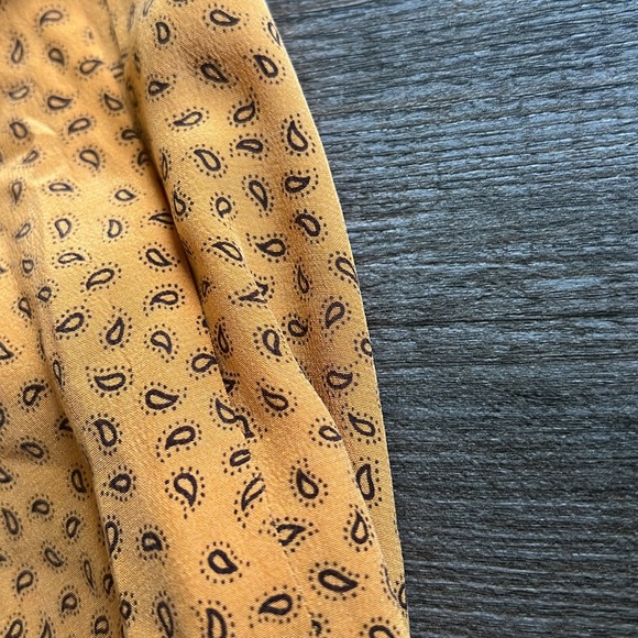 Vintage 80's Linda Allard for Ellen Tracy Silk Paperbag Waist Wide Leg Petite 4 - Picture 7 of 7